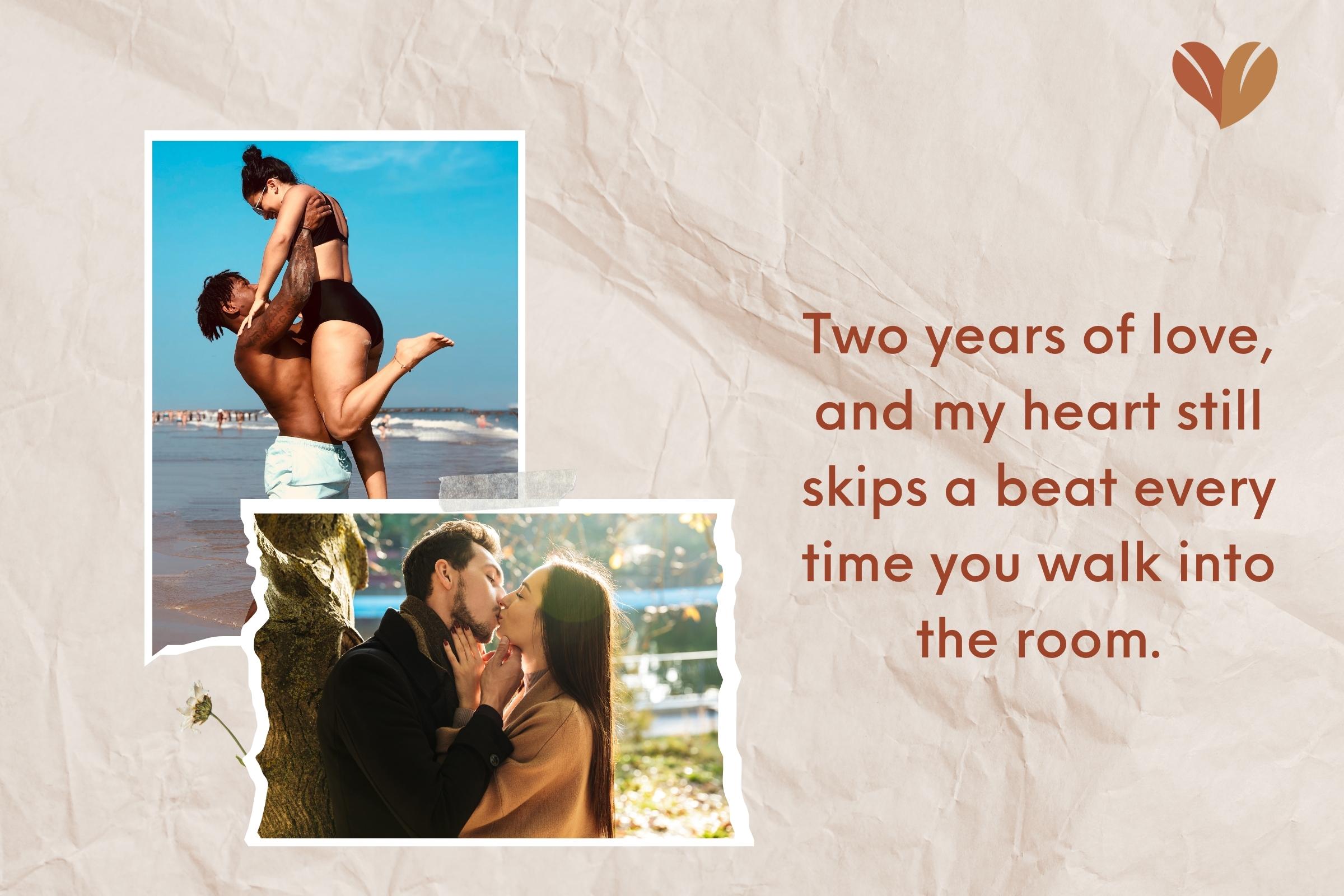 Capture the essence of love with beautiful 2 year anniversary quotes