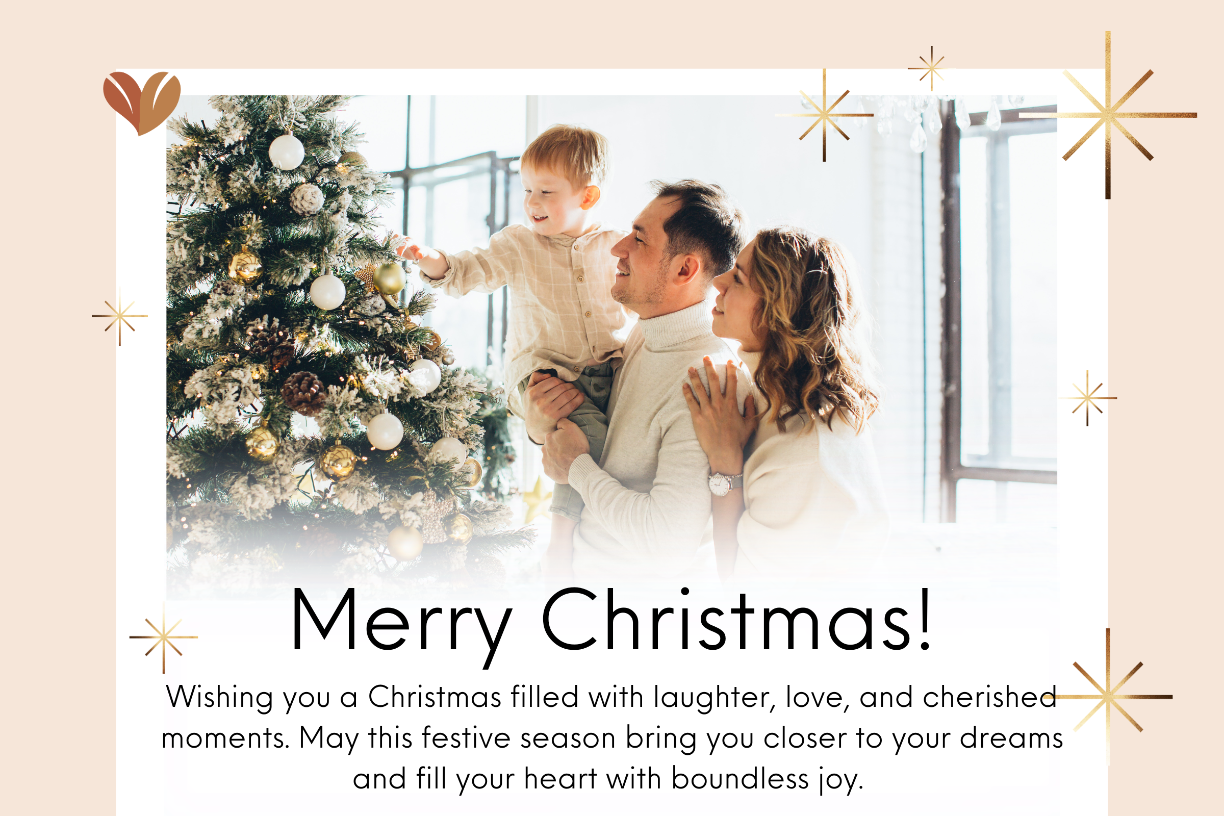 Heartwarming Christmas messages to your family members also makes them love you