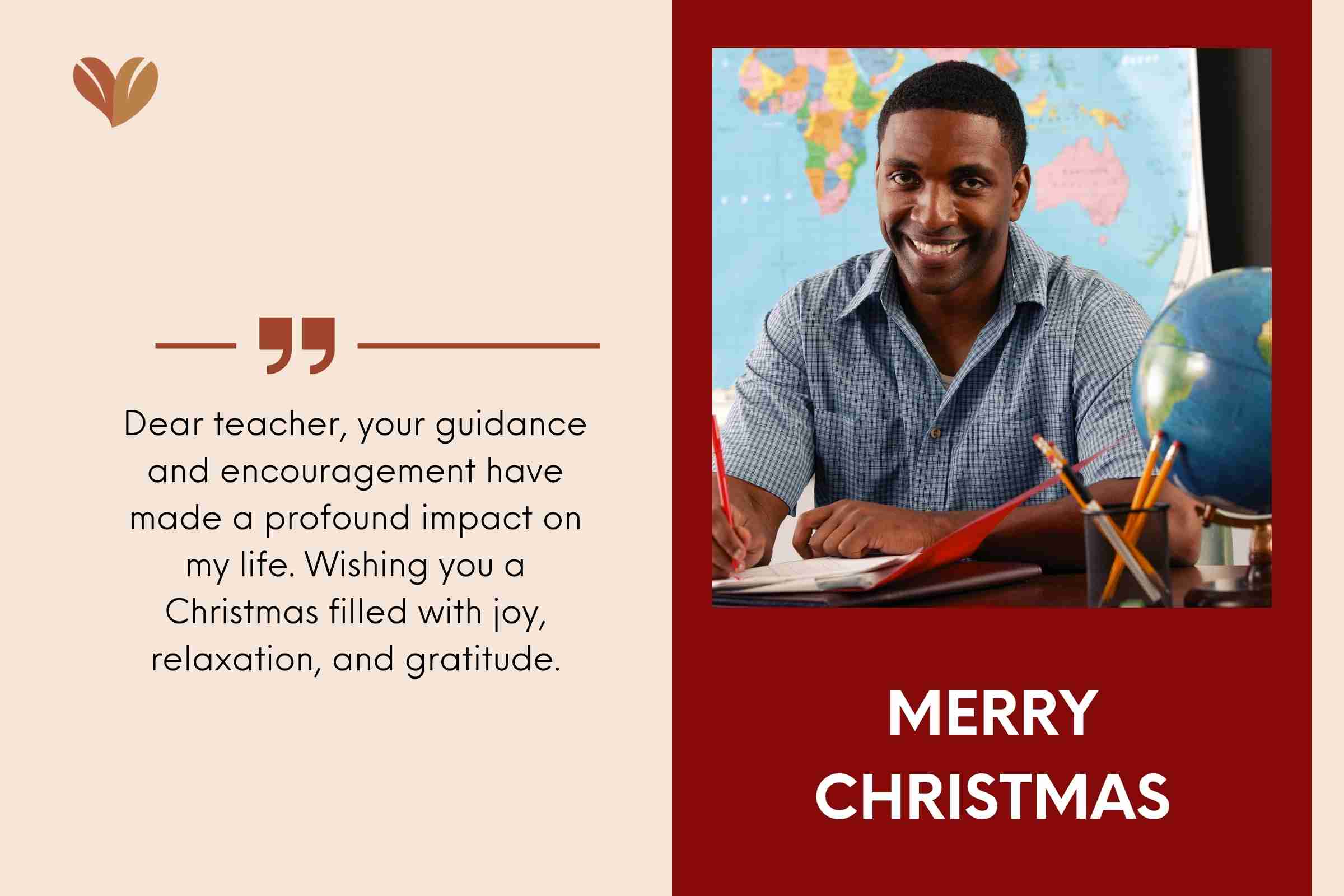 Message of Christmas for Teachers
