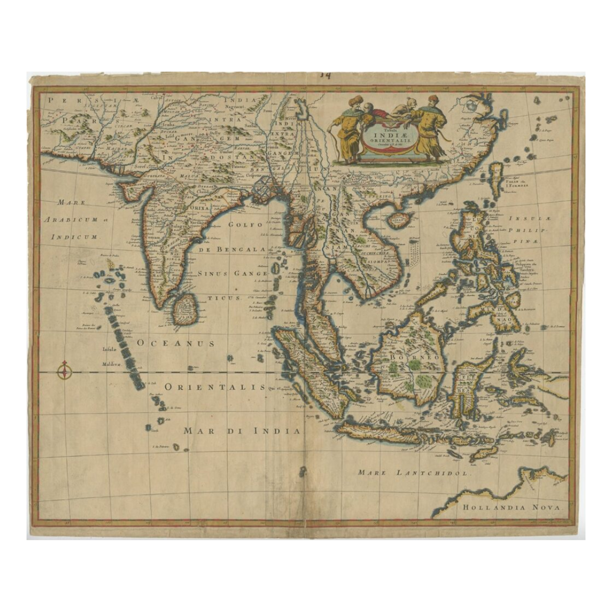 24. Capture Memories with an Antique Map: A Unique 2nd Anniversary Gift Idea