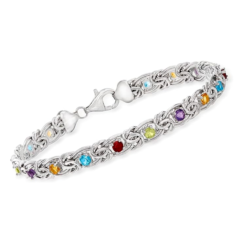 24. Celebrate Your 2nd Year with an Exquisite Artisanal Gemstone Bracelet