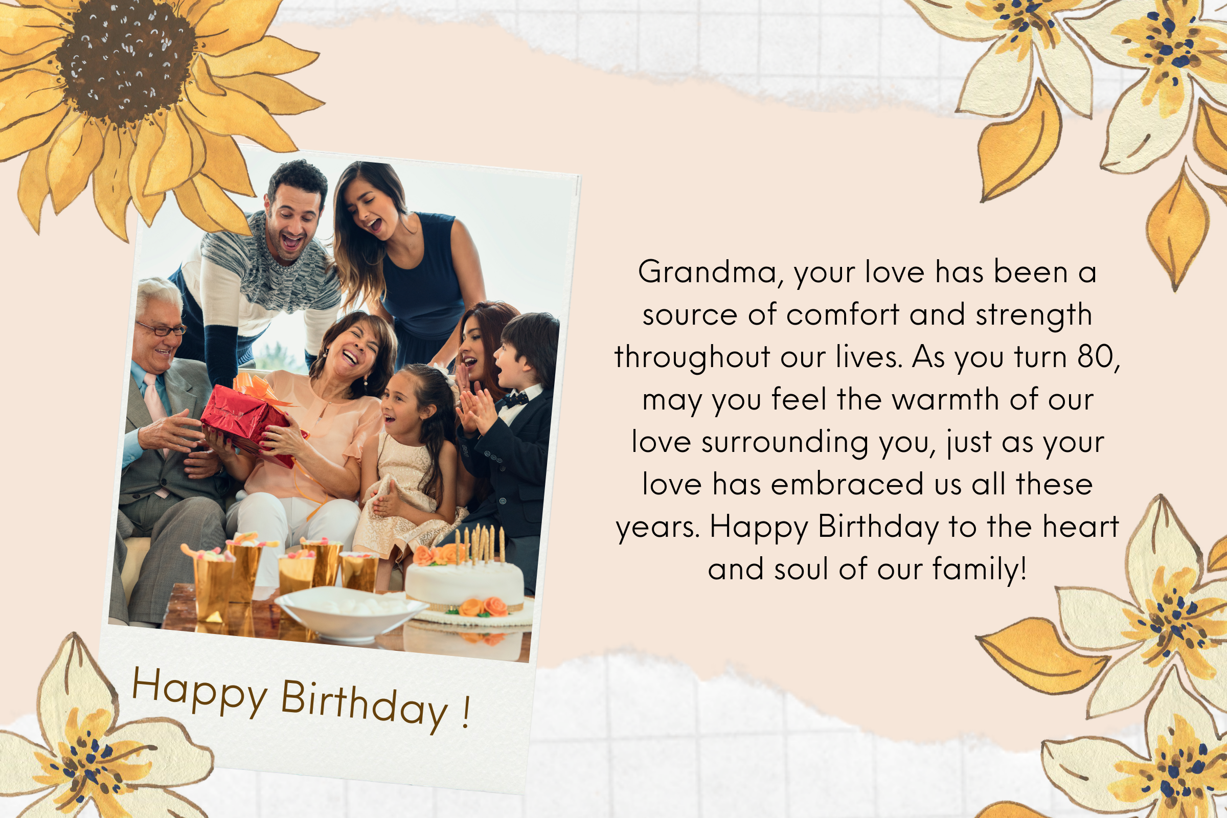 Sending you warm and happy 80th birthday wishes. May your day be as amazing as the years you've lived!