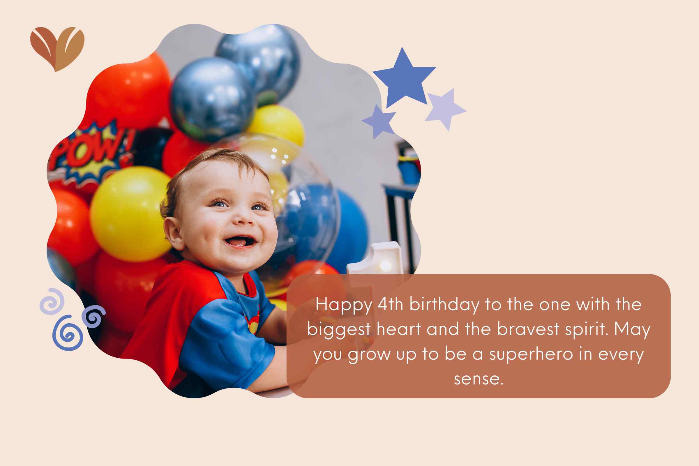4th birthday wishes for your son