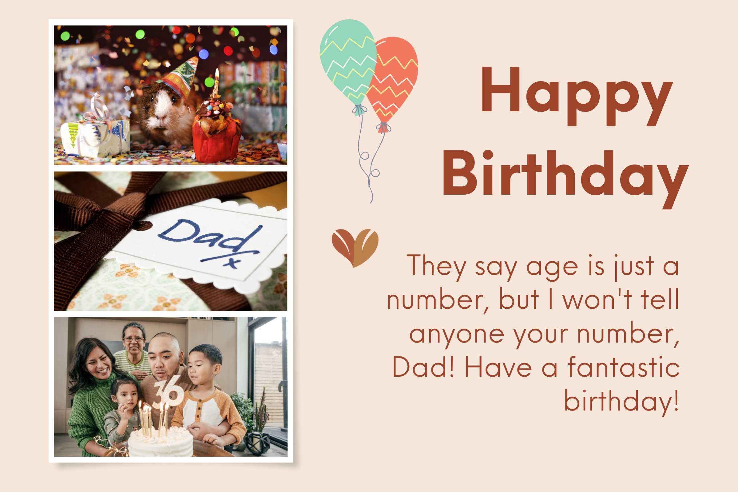 Dad, you're not old; you're vintage: The best birthday wishes for dad