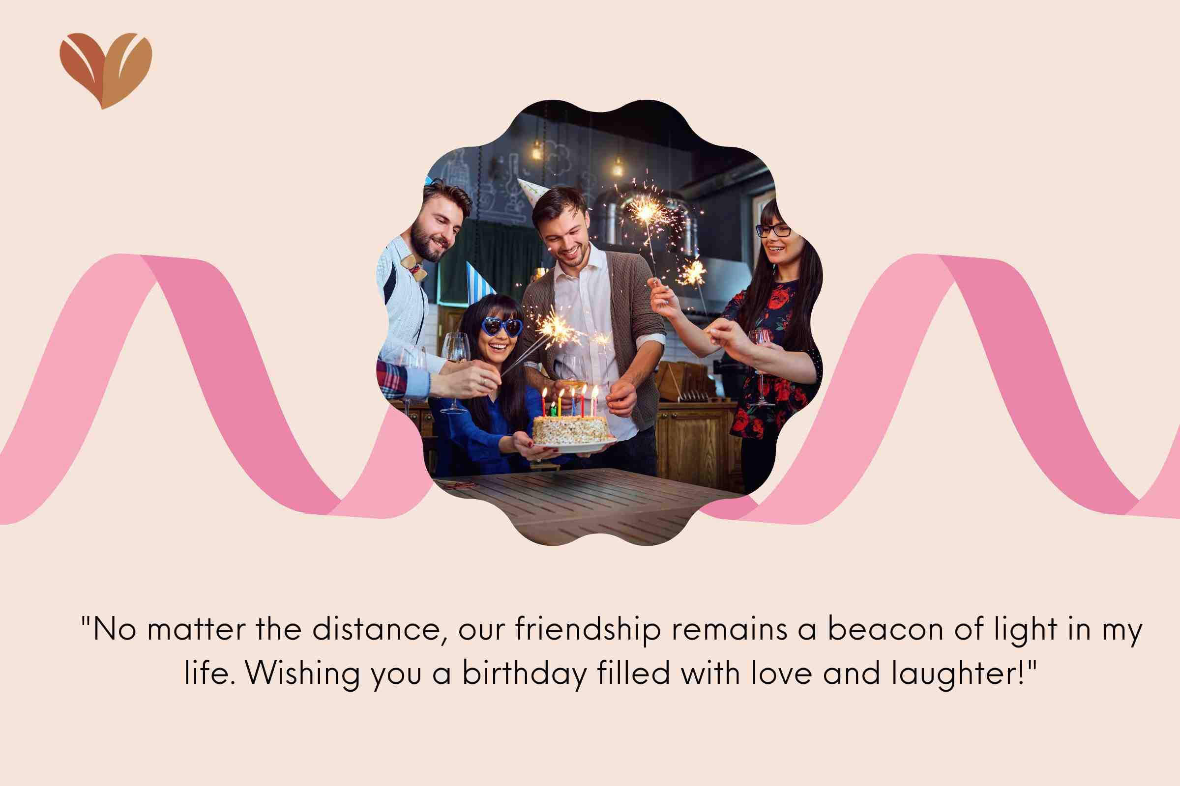Touching Birthday wishes for your long-distance best friend
