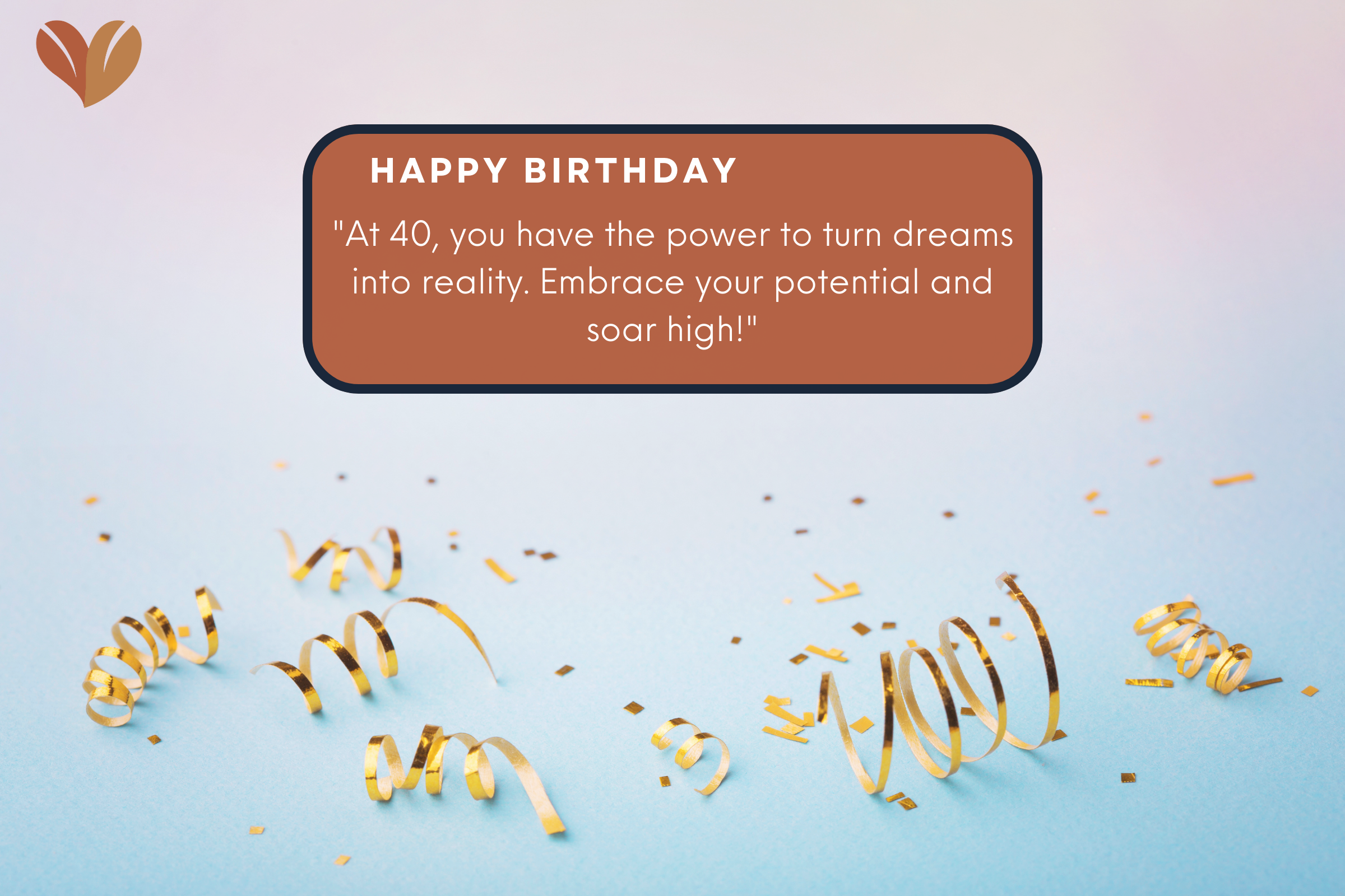 Touching 40th birthday quotes