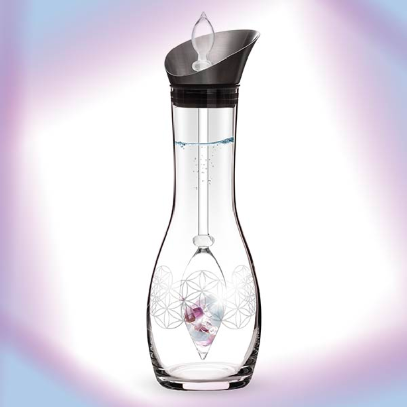 28. Enhance Your Loved One's Wellness with a Crystal-Infused Water Bottle