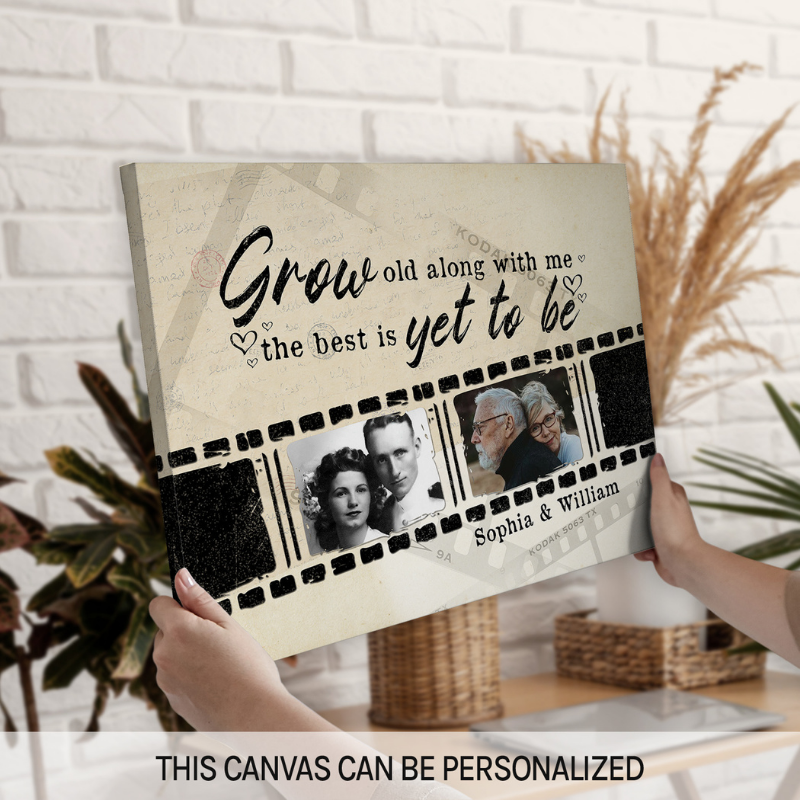 11. Embrace 55 Years of Love with a Personalized Canvas: The Perfect Anniversary Gift