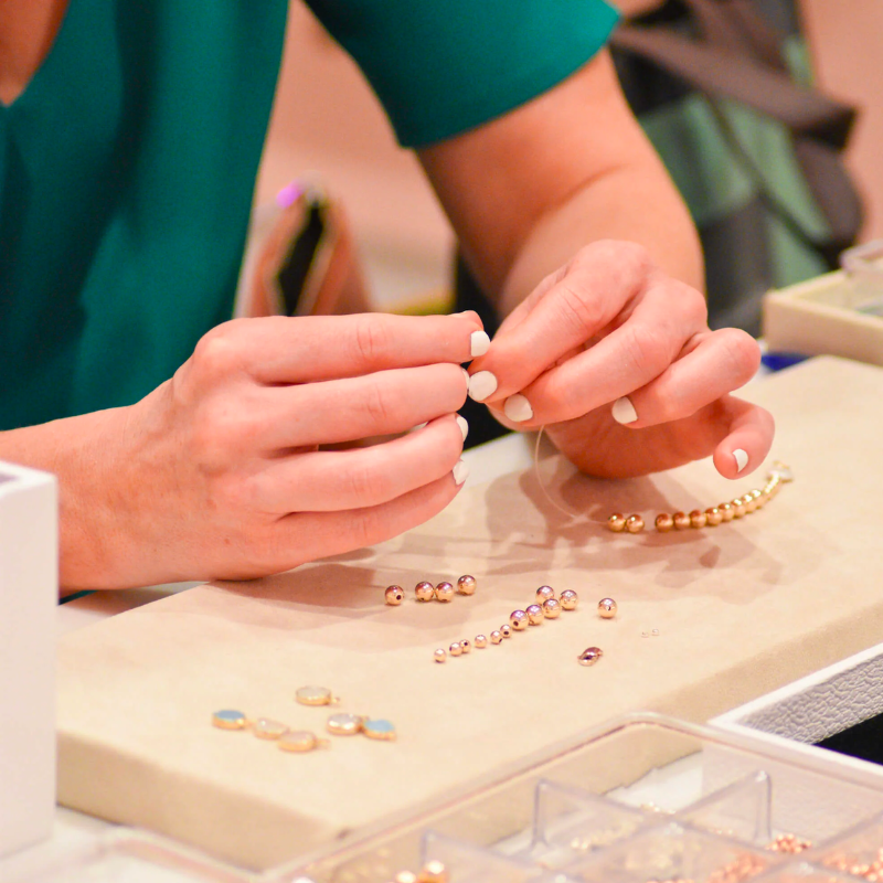 32. Unleash Creativity with a Jewelry Making Workshop