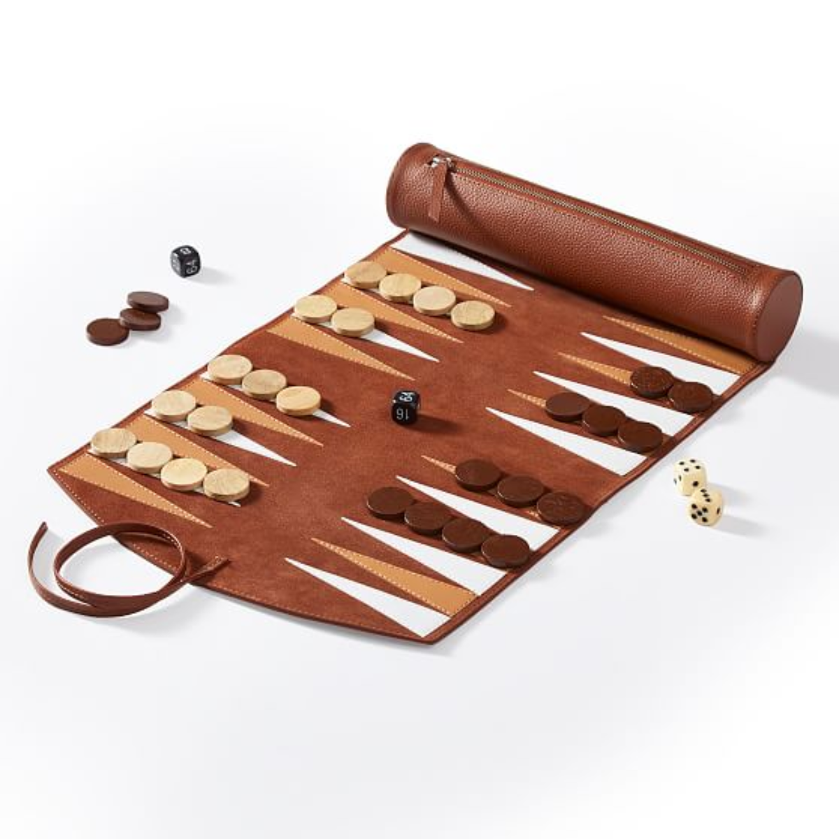 37. Timeless Elegance: Leather Backgammon Set, the Perfect 3rd Anniversary Gift for Him