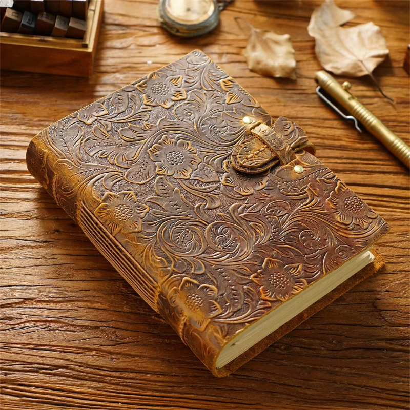 1. Timeless Elegance: Celebrate 17 Years of Love with a Luxurious Leather Bound Journal