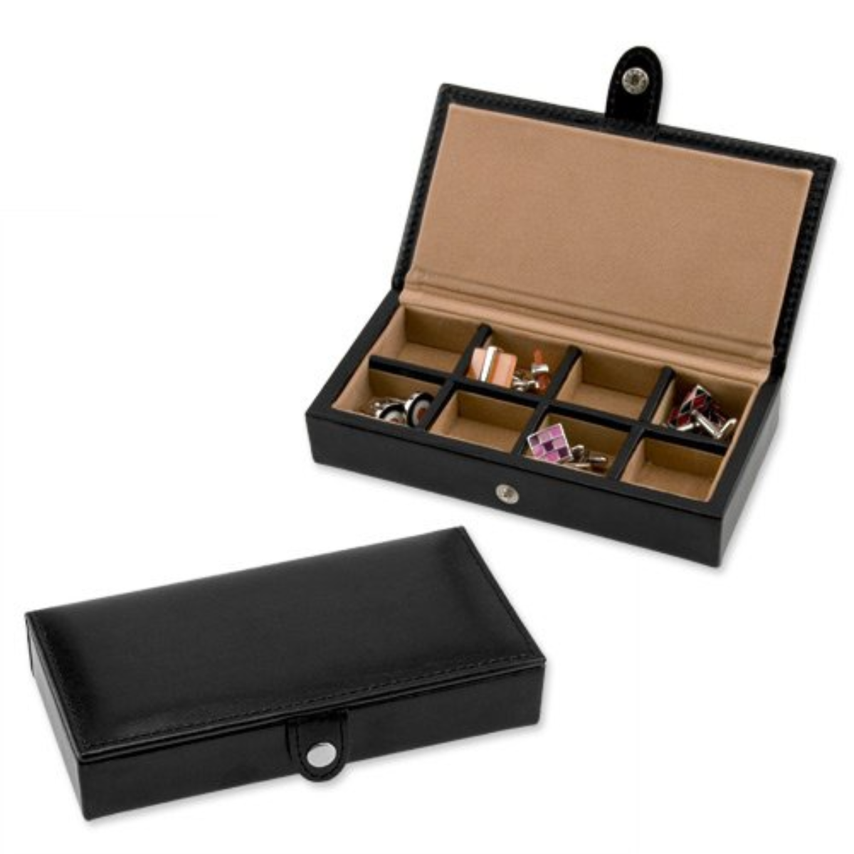 23. Leather Cufflinks Case: A Stylish 3rd Anniversary Gift for Him