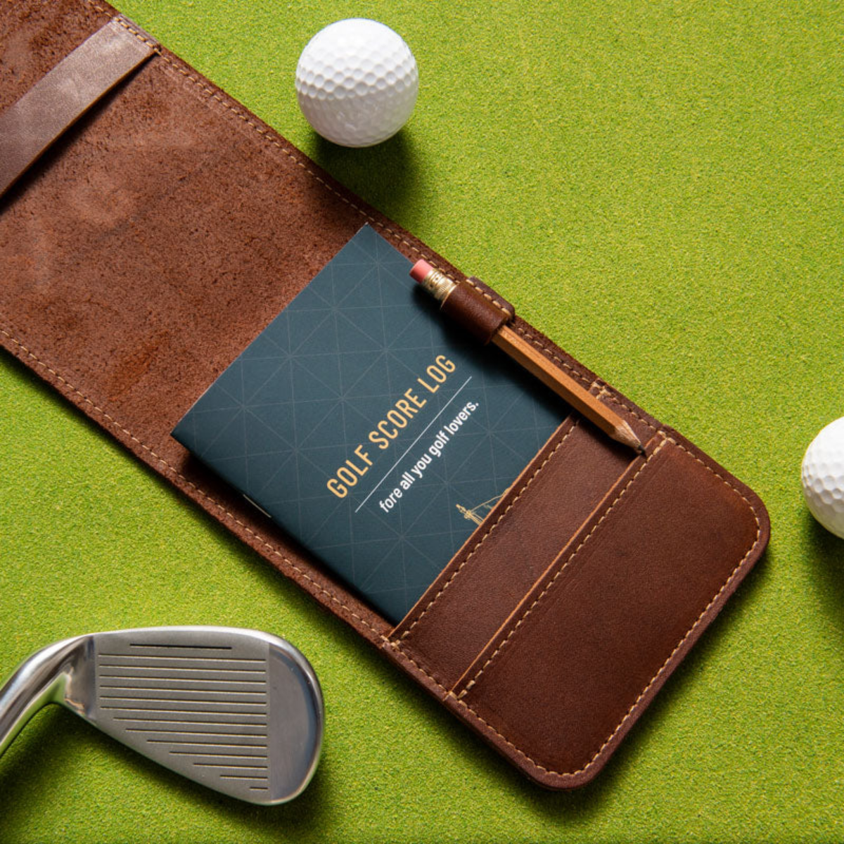 33. Leather Golf Scorecard Holder: The Perfect 3rd Anniversary Gift for Golf Enthusiasts
