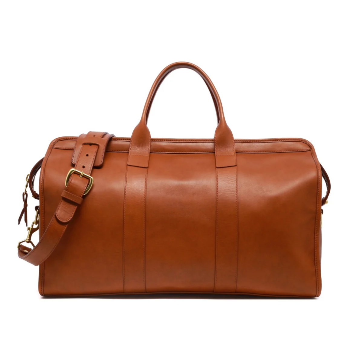 18. Timeless Elegance: Unleash Adventure with a Personalized Leather Travel Duffel Bag