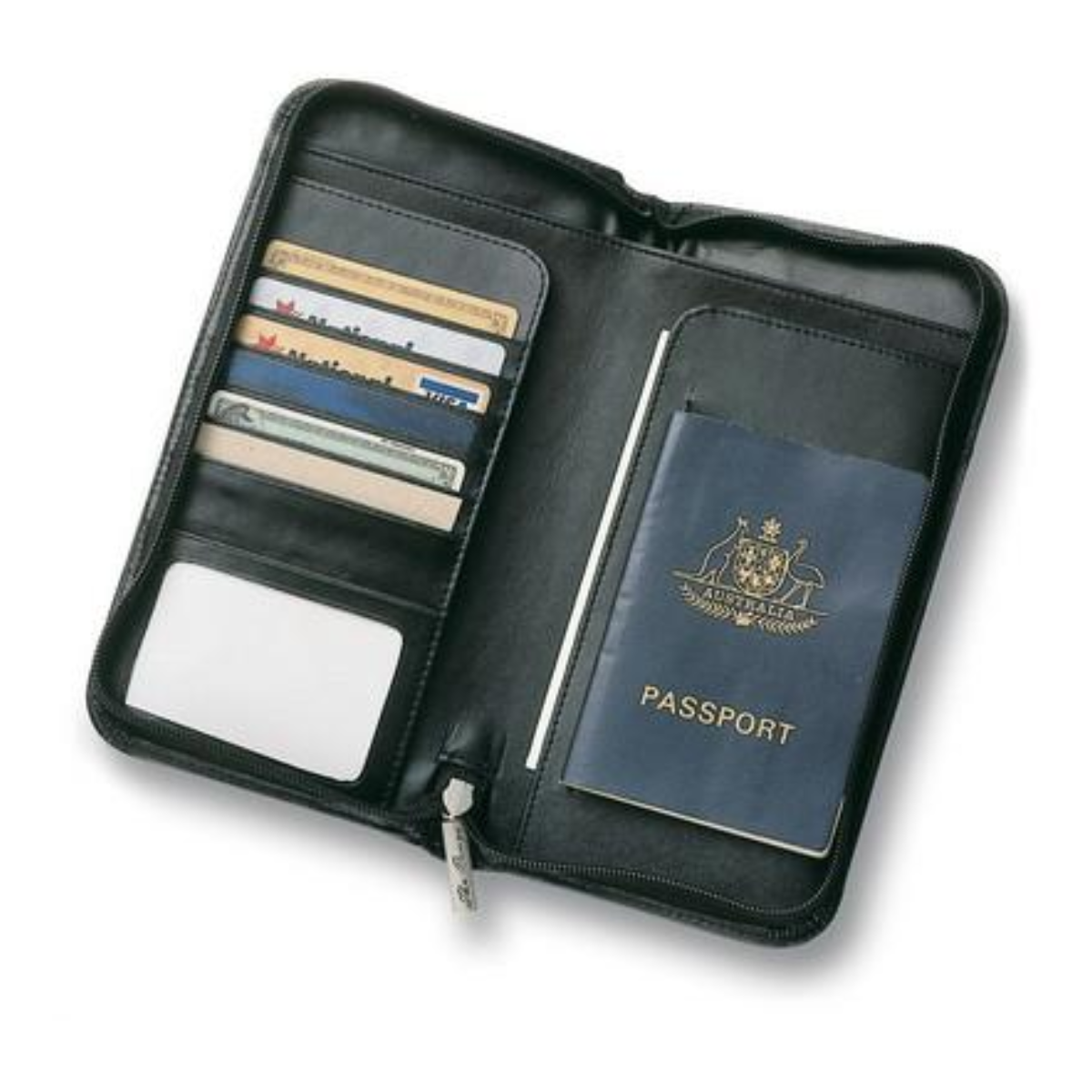 14. Timeless Elegance and Organization: Leather Travel Wallet, the Perfect 3rd Anniversary Gift