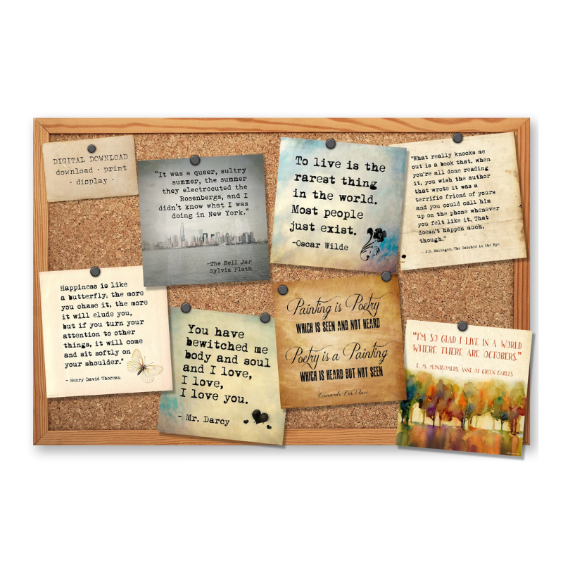 32. Timeless Words for a Lasting Love: Literary Quote Wall Art for your 17th Anniversary