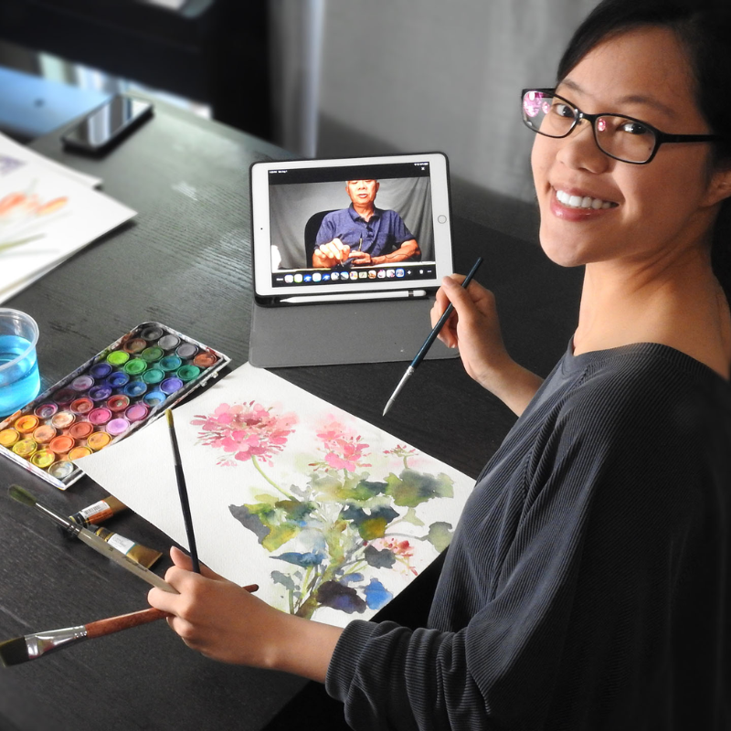 Unlock your creativity with an Online Painting Class Subscription - Perfect 7 Year Anniversary Gift!