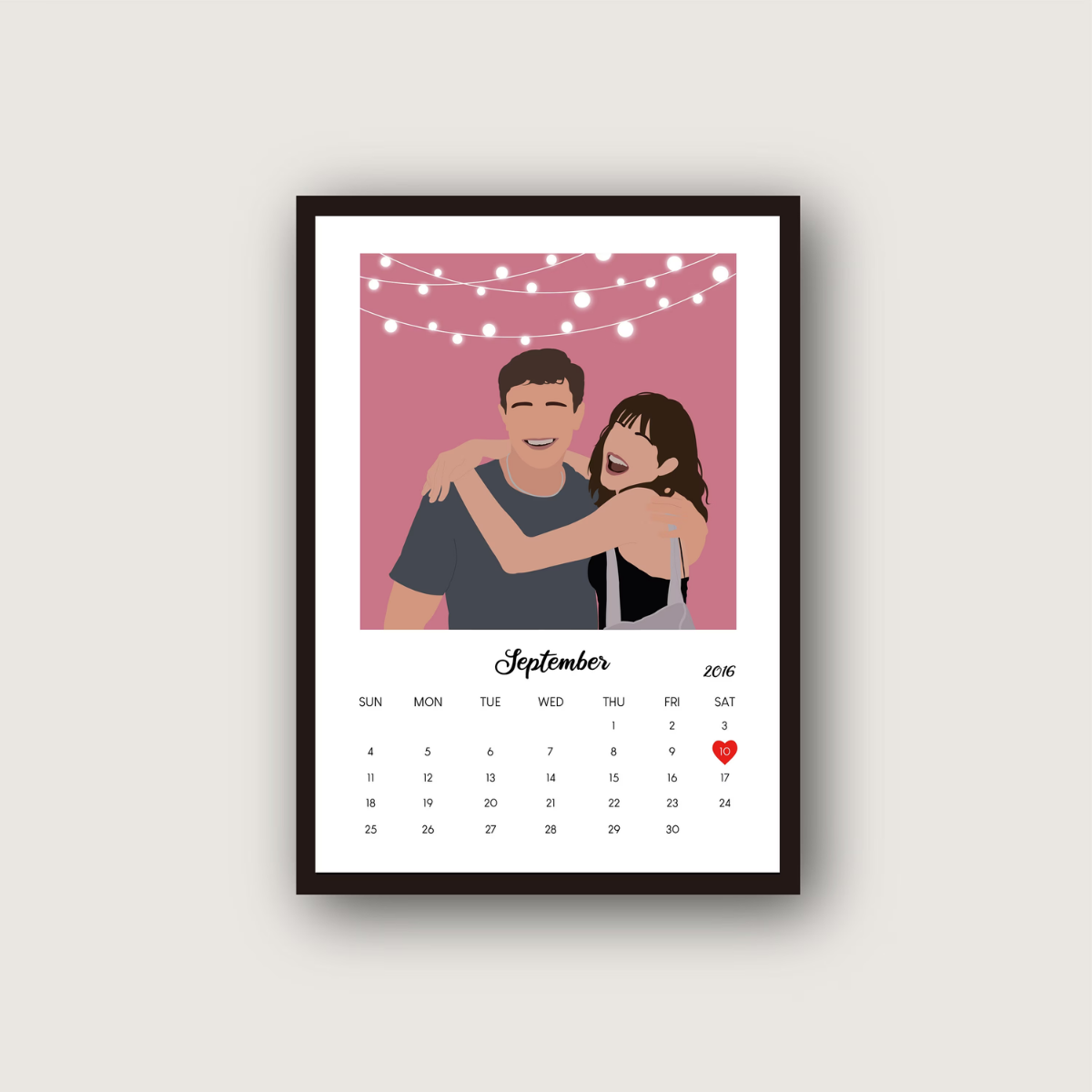 13. Capture Memories Year-Round with a Personalized Calendar - Perfect Anniversary Gift for Him