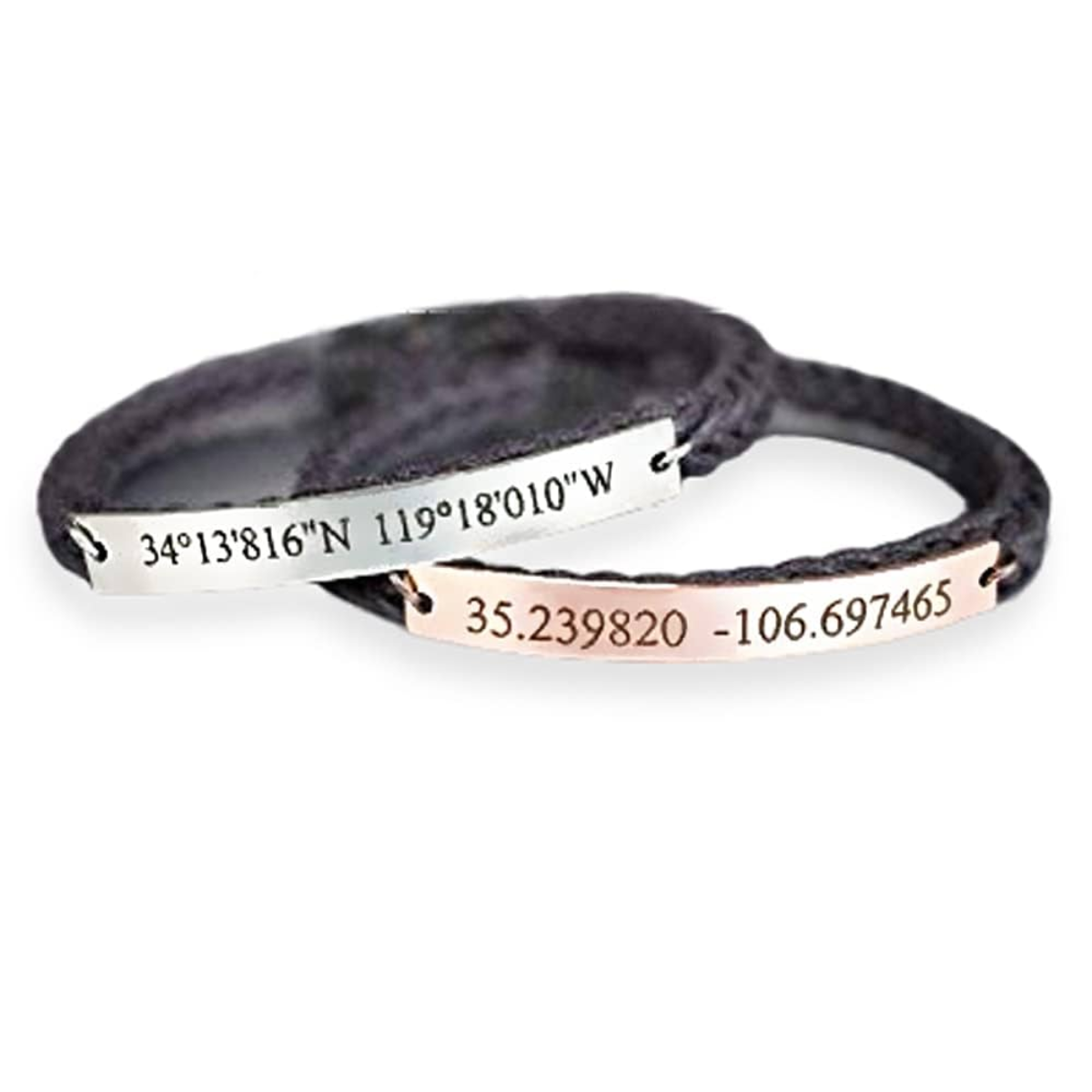 30. Personalized Coordinates Bracelet: A Unique and Thoughtful Anniversary Gift