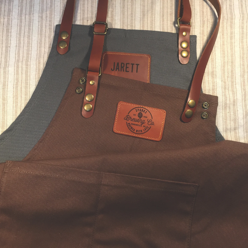 50. Personalized Craft Aprons - Creating Wearable Artistry to Celebrate 7 Years Together