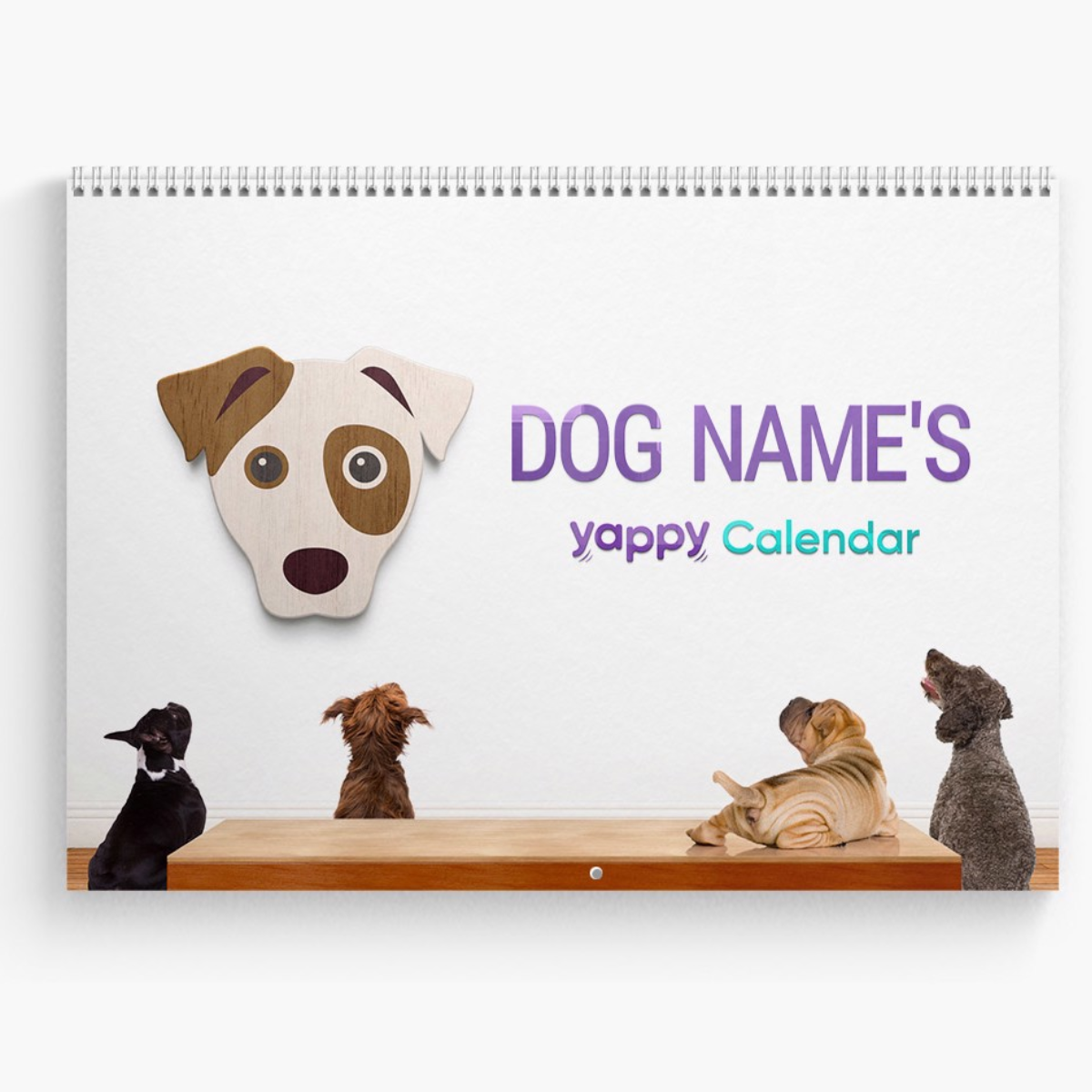 Personalized Dog Lovers Calendar