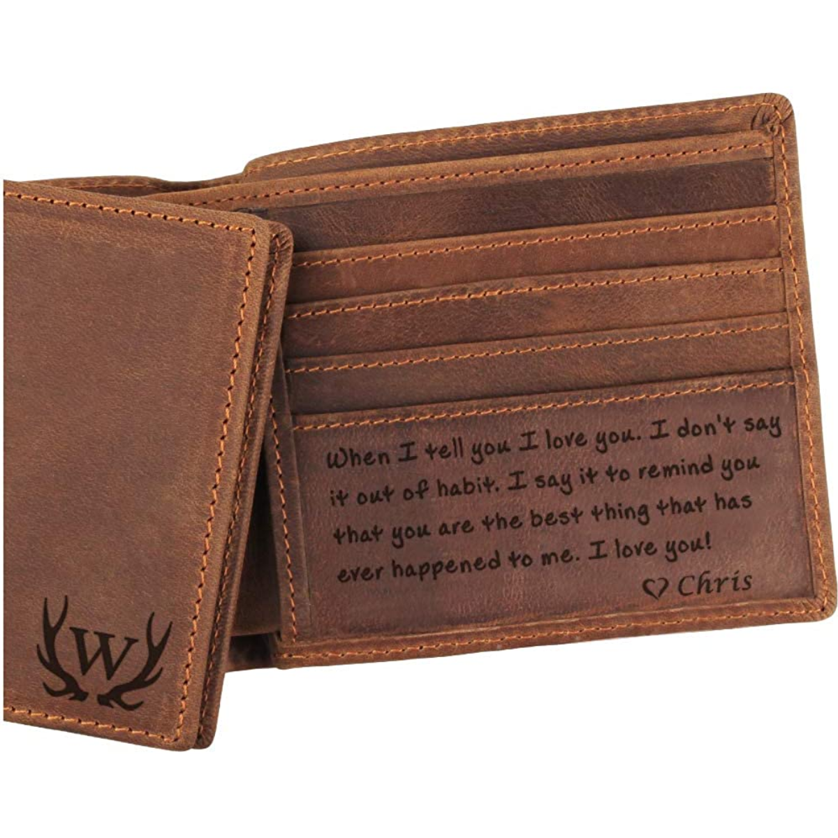 1. Personalized Leather Wallet: The Unique and Thoughtful 41st Anniversary Gift for Him