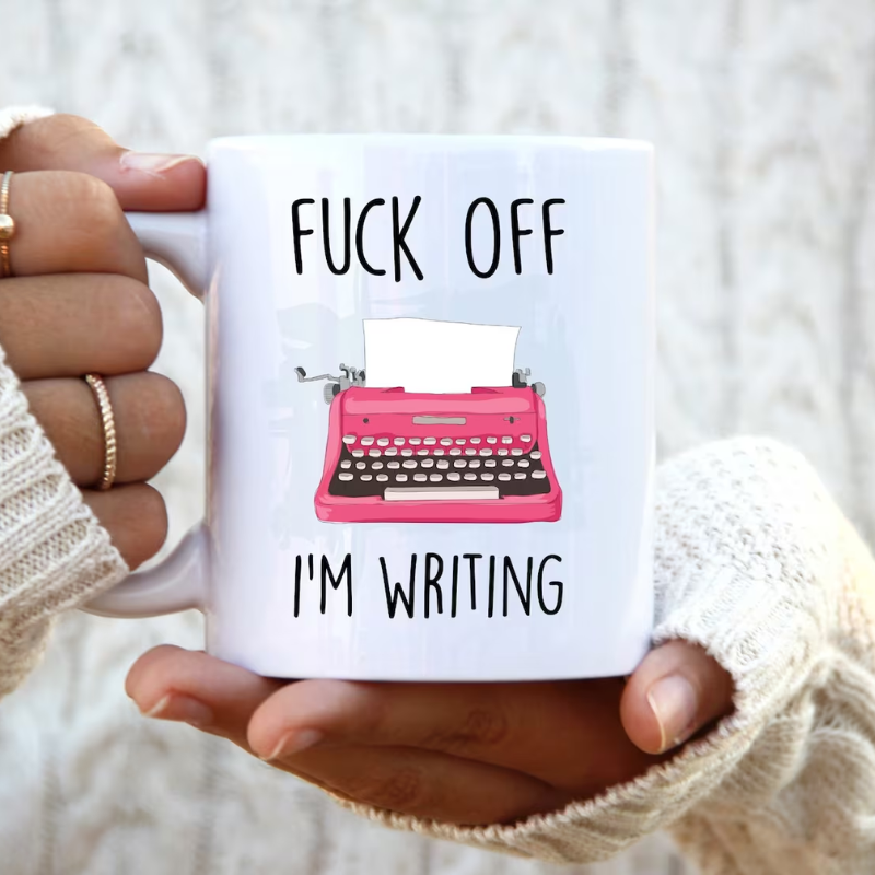 31. Personalized Writer's Mug: The Perfect Anniversary Gift for Your Creative Spouse