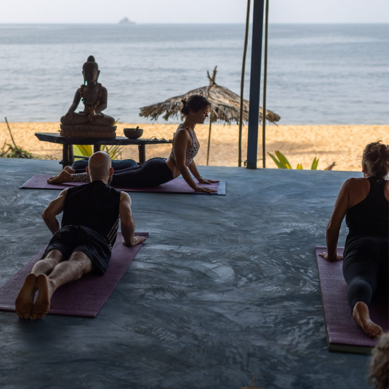 27. Escape to Serenity: Indulge in a Private Yoga Retreat for Your 8th Anniversary