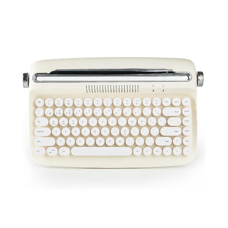 3. Vintage Typewriter-Inspired Keyboard: A Unique Anniversary Gift with Modern Elegance
