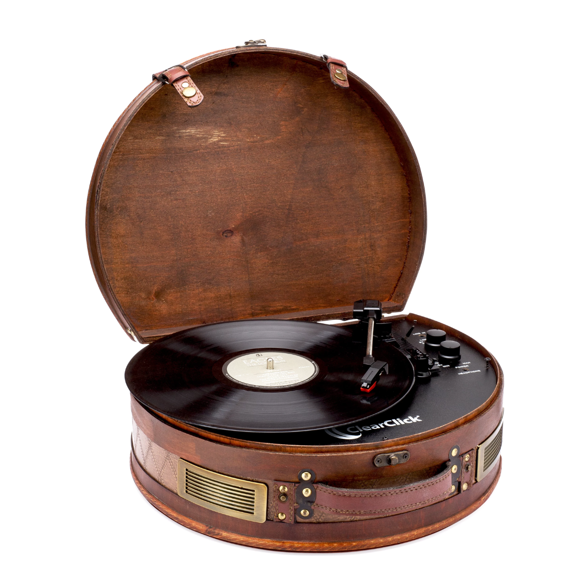 27. Vintage-Inspired Record Player: A Unique and Thoughtful Anniversary Gift for Him