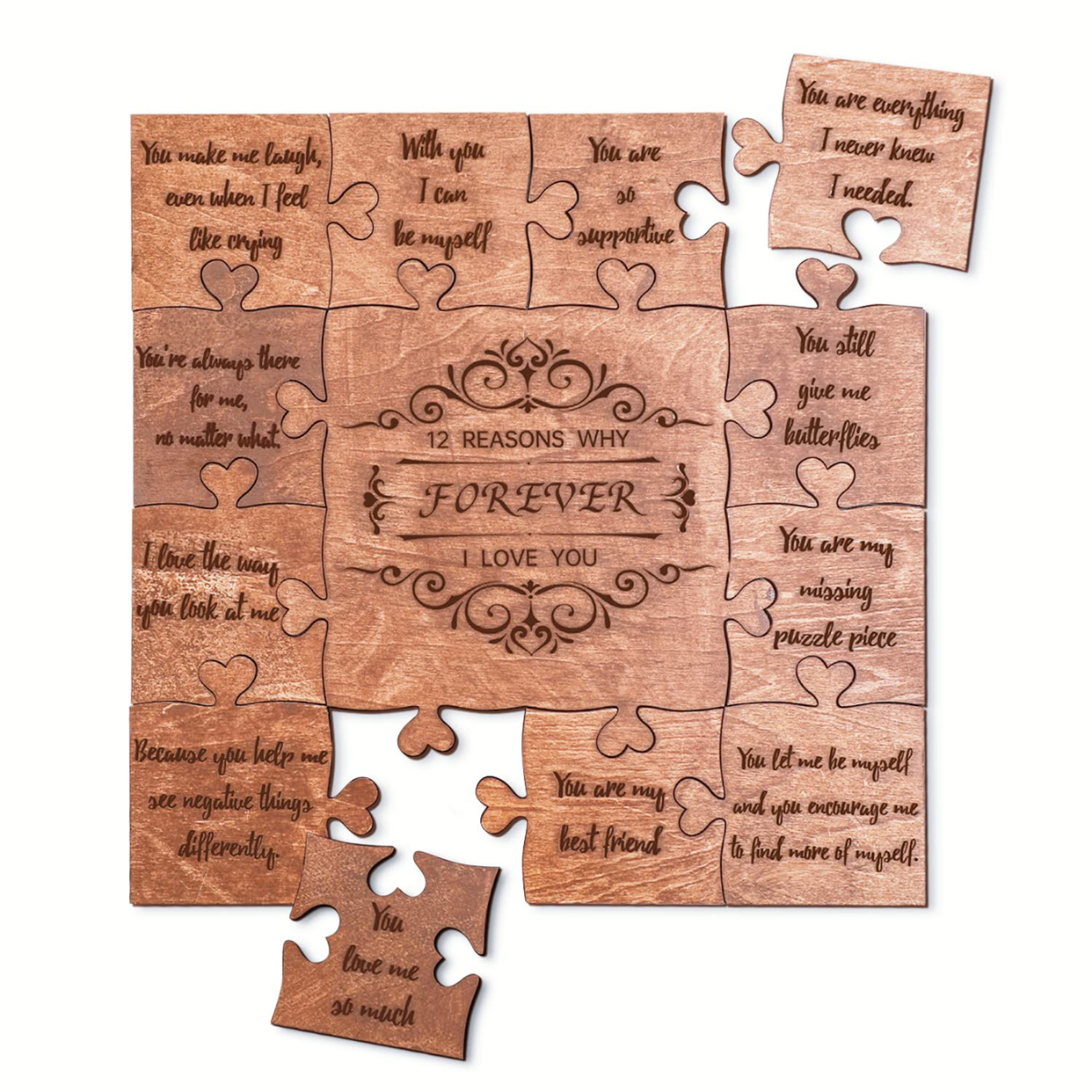 28. Piece Together Your Love Story with a Personalized Anniversary Puzzle