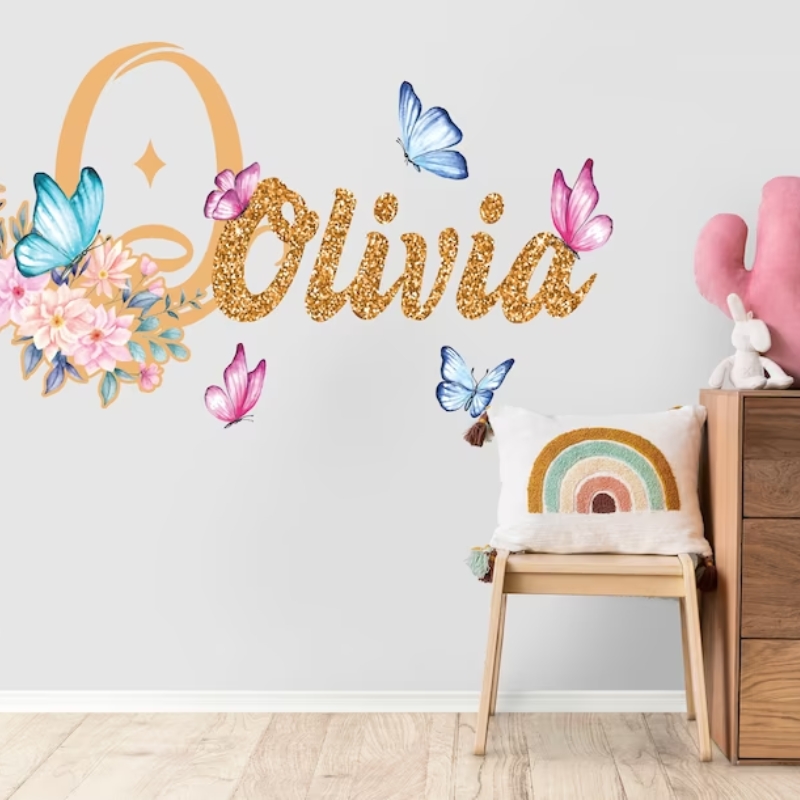 Baby Name Wall Decal