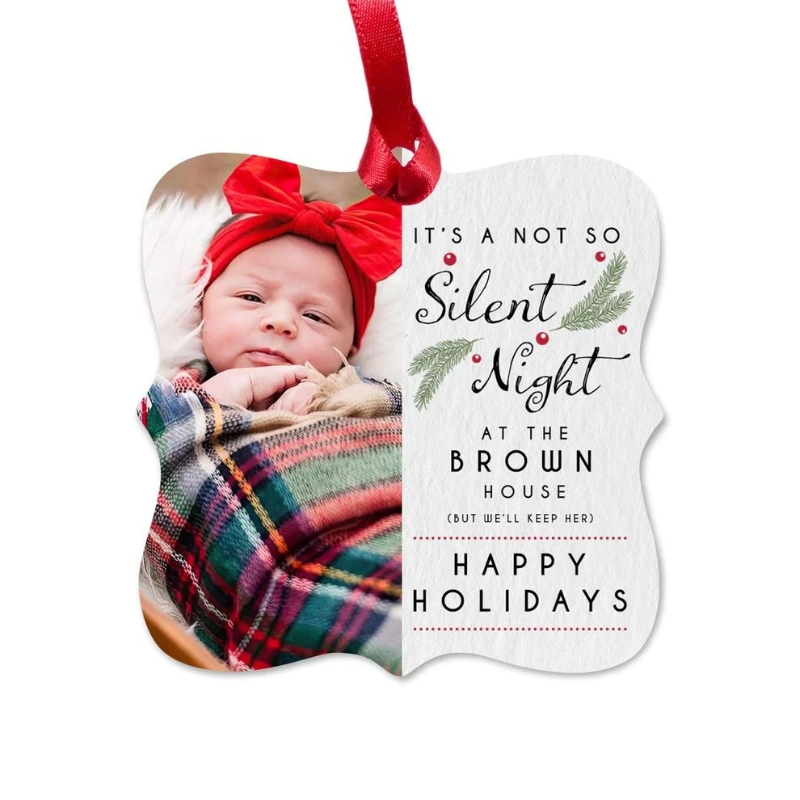 Baby's First Christmas Ornament: Newborn Christmas Gifts