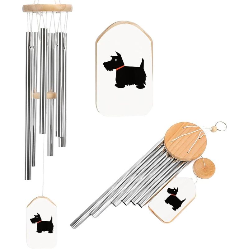 Charm your furry friend with our Chic Doggy Wind Chimes a perfect pet ornament