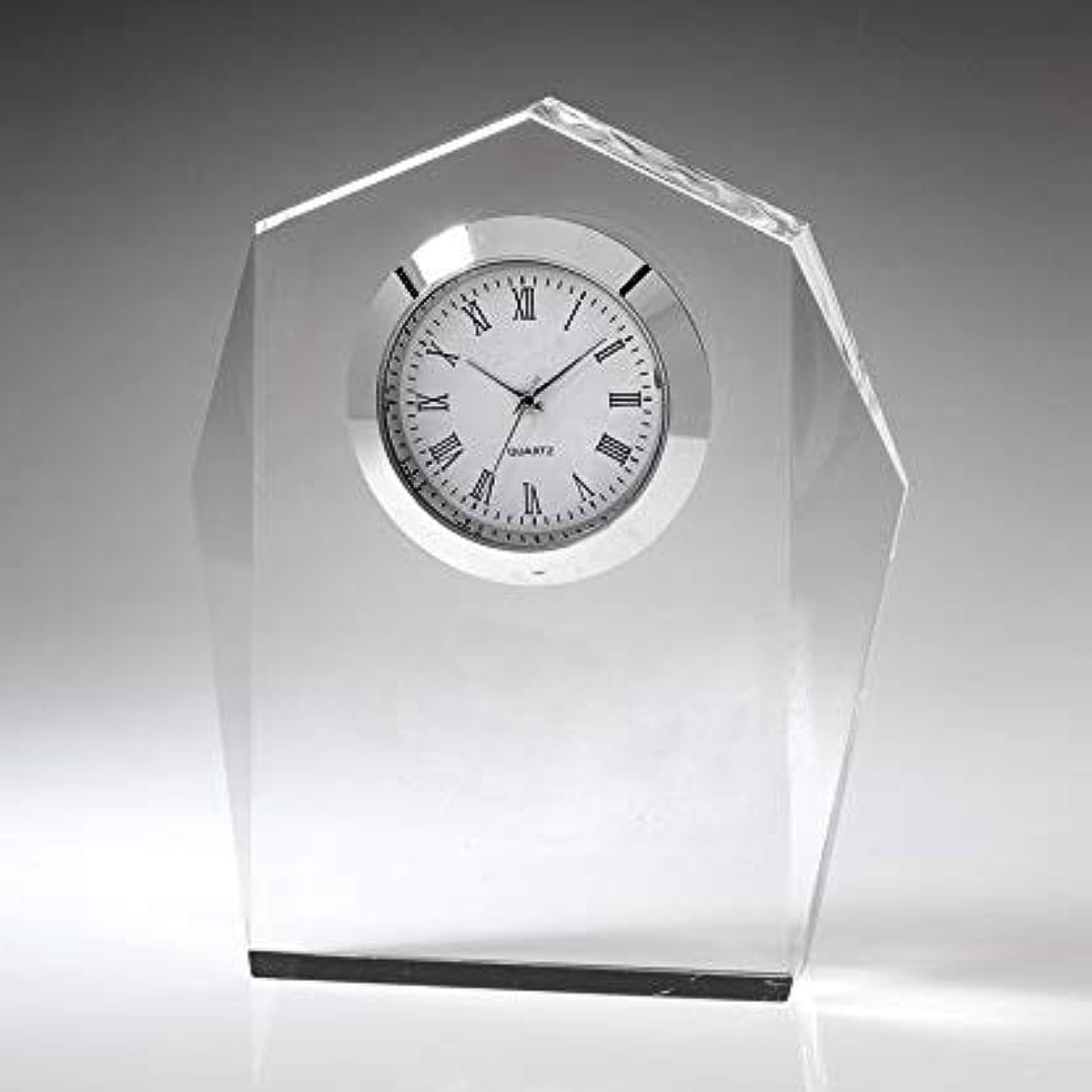 35. Timeless Elegance: Crystal-Embedded Desktop Clock - The Perfect 15 Year Anniversary Gift