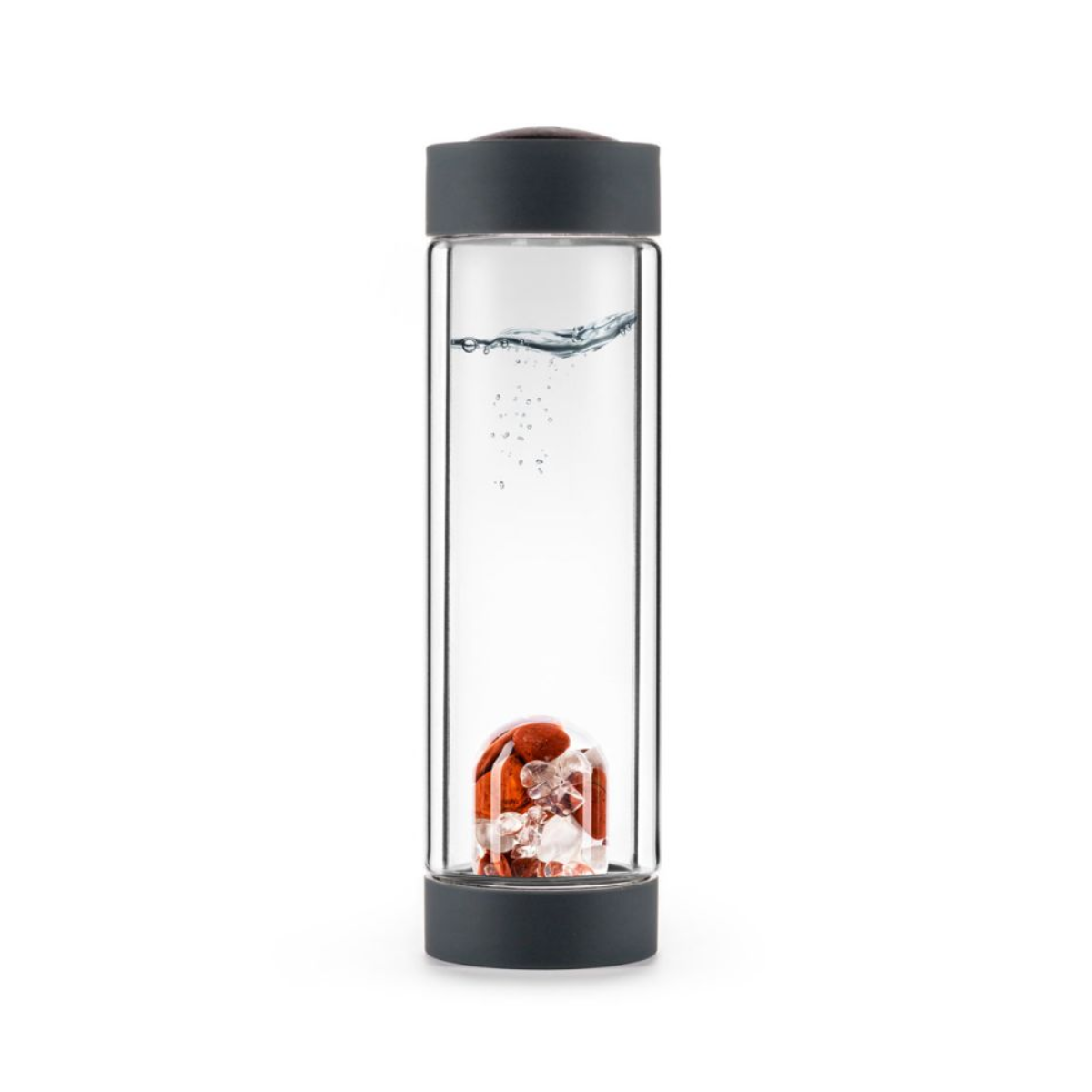15. Sparkling Love: Crystal-Embedded Fitness Water Bottle