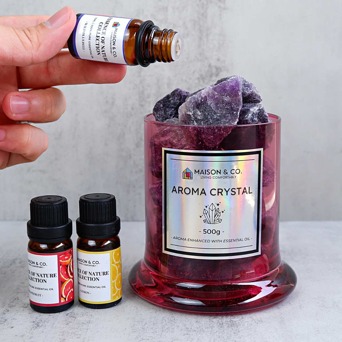 33. Crystal-Enhanced Aromatherapy Diffuser