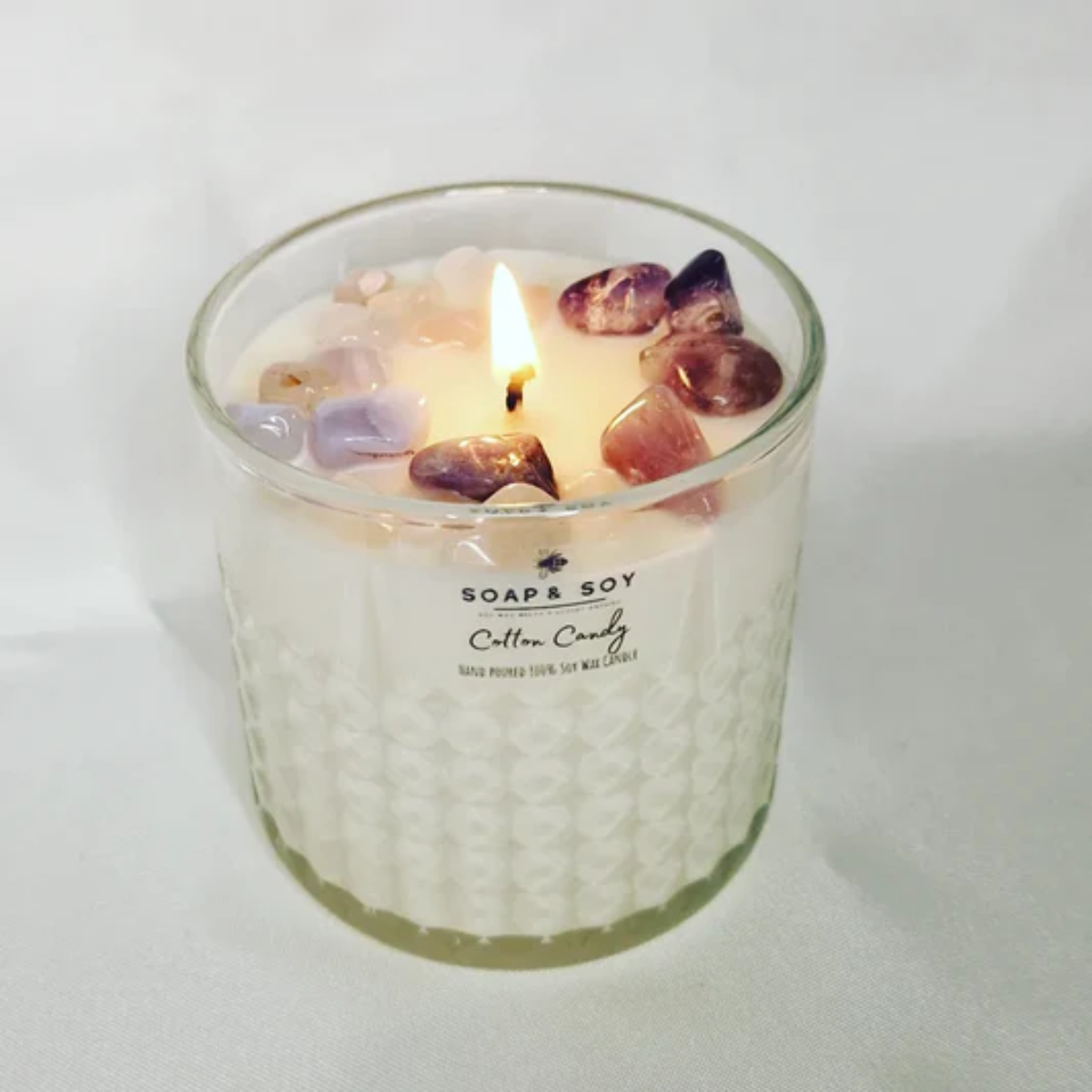 25. Bring Love and Energy to Your 15th Anniversary with a Crystal-Infused Scented Candle