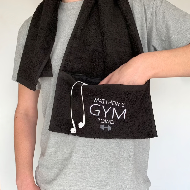 Embroidered Workout Towels