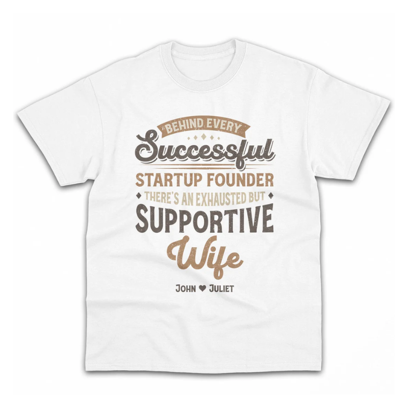 26. Surprise Your Wife with a Personalized T-Shirt - A Thoughtful 20th Anniversary Gift Idea