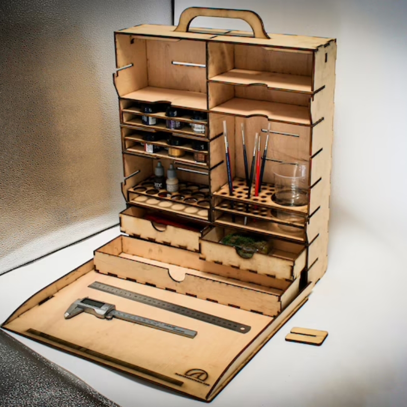 Handmade Craft Storage Cabinet