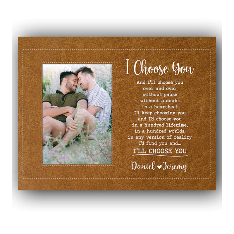 28. Forever Mine - Custom Canvas: Perfect 15th Crystal Anniversary Gifts for Him