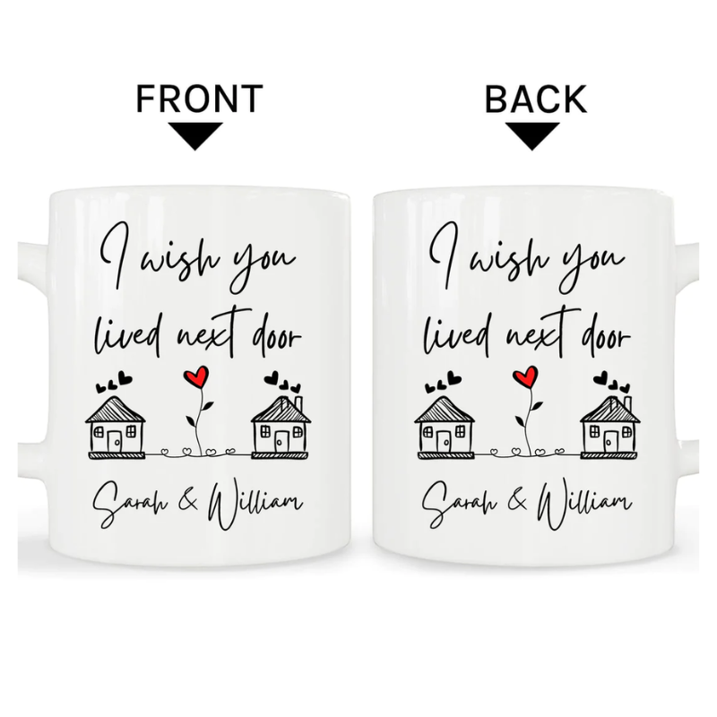 19. Surprise your Long Distance Love with a Personalized Mug - The Perfect Anniversary Gift Idea