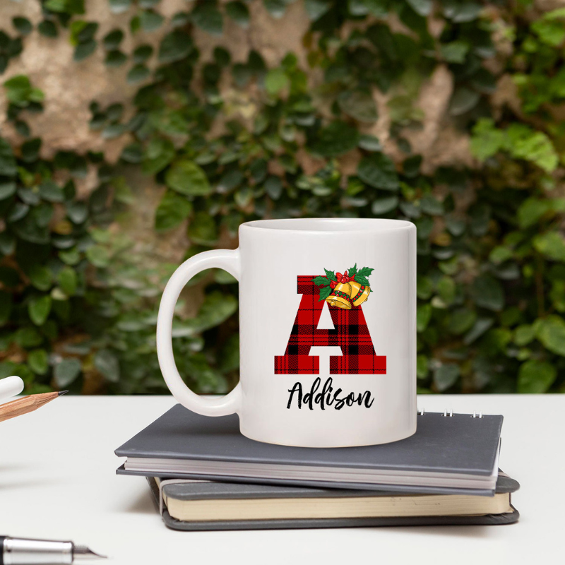 Custom Mug “Initial Mug” Christmas Gifts For Women