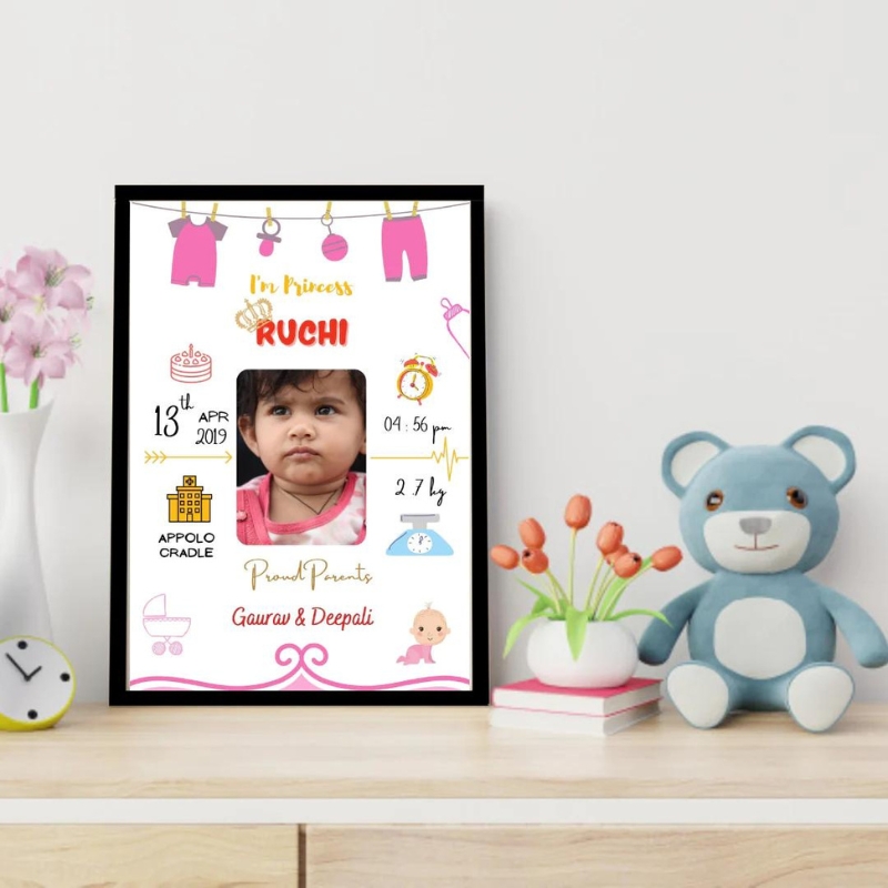 Personalized Baby Photo Frame