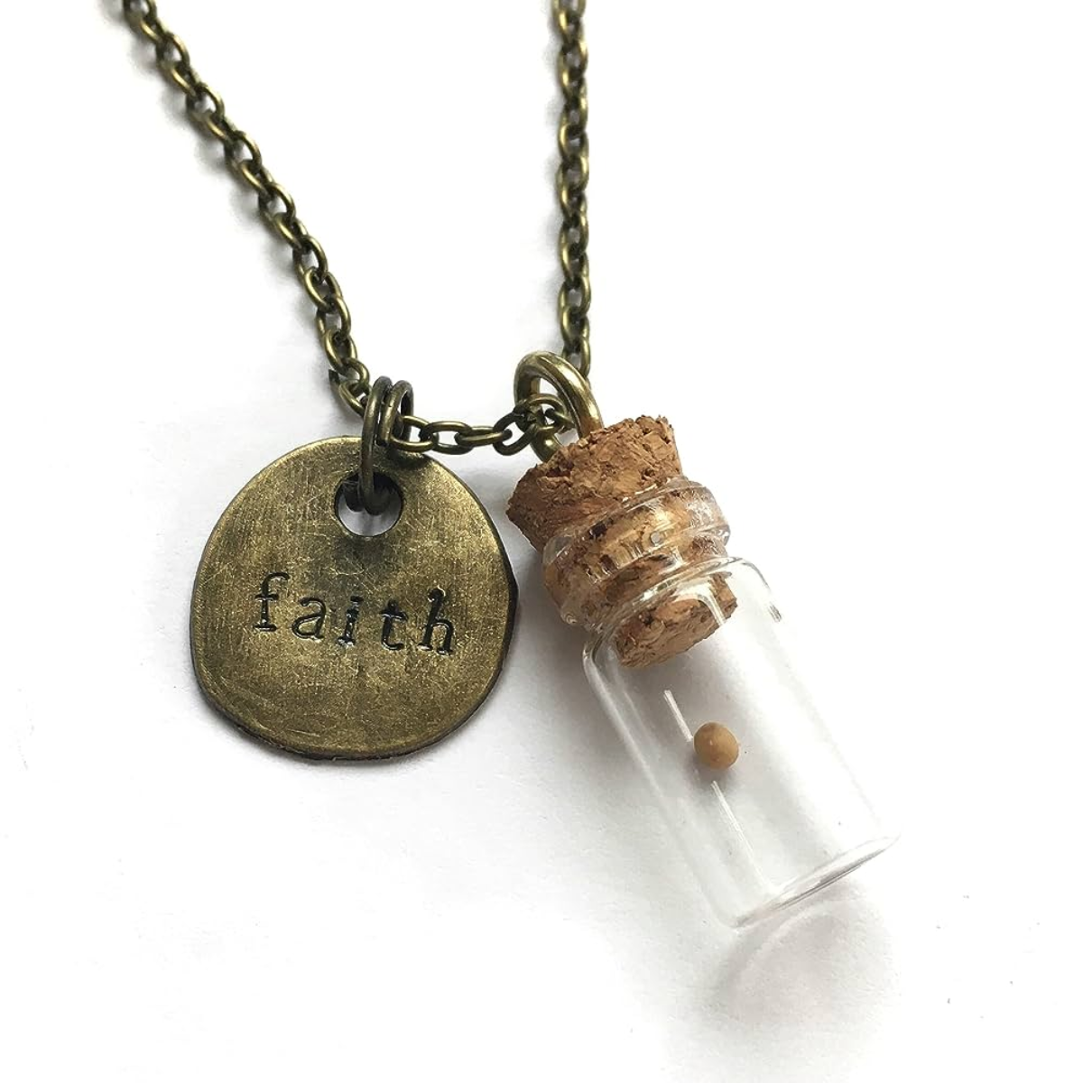 39. Forever Love: Personalized Message in a Bottle Necklace—A Unique and Thoughtful Anniversary Gift