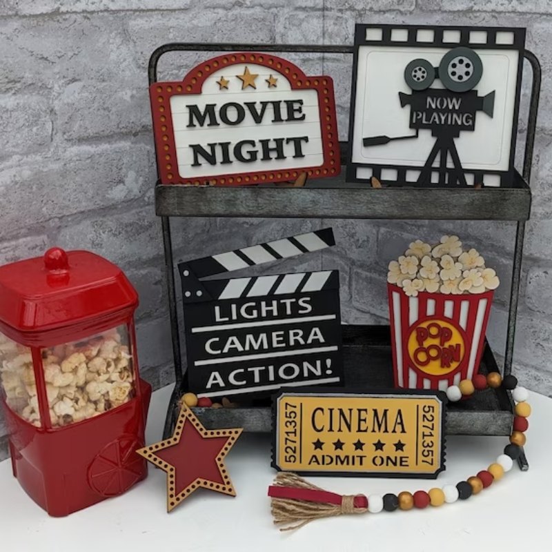 Personalized Movie Night Snack Tray