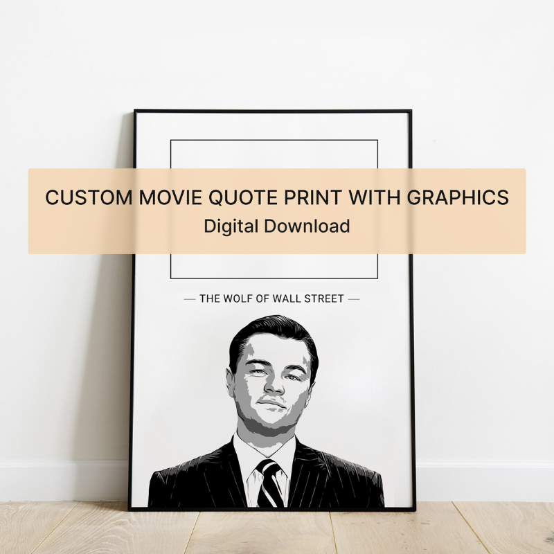 Personalized Movie Quote Wall Art