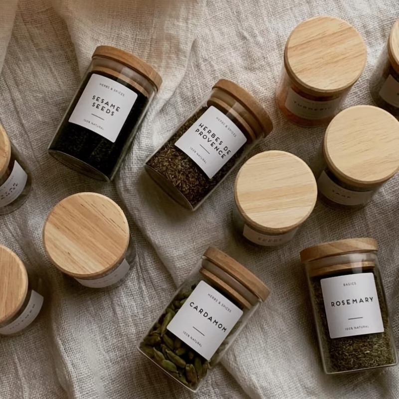 Personalized Spice Jars