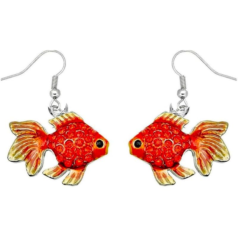 Fish-Shaped Earrings